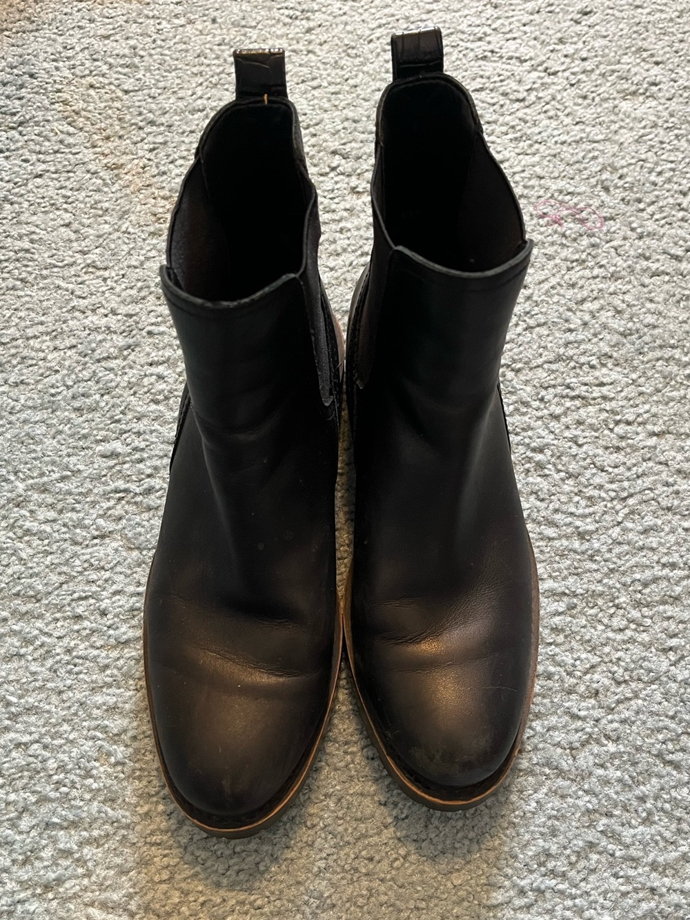 Sam Edelman Black Chelsea Ankle Boots